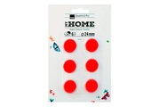 Magnet 6er Set 24mm rot