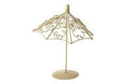 Mini-Gardening Sonnenschirm creme H 11cm