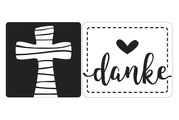 Labels Kreuz +