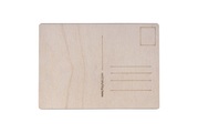 Holz Postkarte, FSC100%, natur