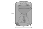 Home&More Abedeckhaube BBQ Ø70x110cm
