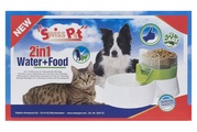 swisspet, 2in1 Trinkbrunnen und Futterspender Montego