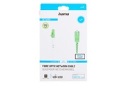 HAMA 00200768 - Glasfaser-Netzwerkkabel (Grün/Weiss)
