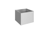 Biohort - Hochbeet GR. 1X1 - Aluminium - silber - 102/102/77 cm