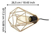 Eglo - Tischlampe Tarbes - Gold