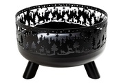 Nouvel, NOUVEL Feuerschale Forest Ø 60 cm Schwarz