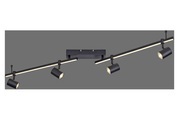 Rik 4 LED Deckenlampe schwarz
