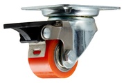 Transportgeräte-Lenkrollen MINI, Rad-Ø 35 mm, VE 4 Stk, Lenkrolle mit Feststeller