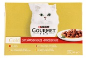 Gourmet Gold Katzenfutter in Sauce Zarte Häppchen 12x85g
