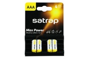 satrap Batterien Aaa/Lr03 4 Stück