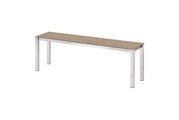 Ellems Stettin Bank HPL Holz 140x32.5 cm