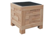 undefined, Pflanztrog Eiche 38 x 38 x 40 cm