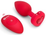 Vibro-Analplug ?vibrating heart? mit funkelndem Herz-Stopper
