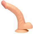 Naturdildo „Curved Passion“, 19 cm, mit Saugfuß