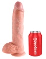 25,4 cm Penis Mit Kugeln Hautfarben | Pipedream