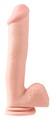 Pipedream (all),Pipedream - Basix Rubber Works, 30,5 cm Dong Mit Saugnapf Hautfarben | Pipedream