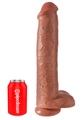 38 cm Penis Mit Kugeln Tan | Pipedream