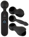 Massagestab ?wand vibrator with 3 Attachments? mit 3 Aufsätzen