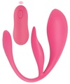 Vibro-Ei ?RC Double Pleasure Love Ball? mit Klitorisvibrator