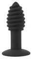 Analplug „Twist Butt Plug“, mit ausgeprägter Rillenstruktur, 7 Vibrationsmodi