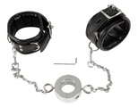 fetish collection, Handfesseln plus Penisring mit Karabinerketten