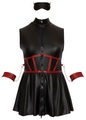 Kleid im Mattlook inklusive Armfesseln und Augenmaske