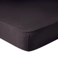 Living Home, Jersey Fixleintuch für Boxspringbett Superstretch, schwarz