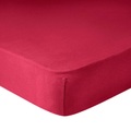 Jersey Fixleintuch für Boxspringbett Superstretch, weinrot