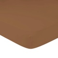Living Home, Fixleintuch für extra hohe Matratzen und Wasserbetten, aschbraun, 120x200?220 cm