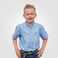 Edelweisshemd für Kinder, hellblau, 152