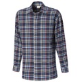 Herren Flanellhemd aus reiner Baumwolle navy
