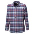 Herren Flanellhemd aus reiner Baumwolle rot