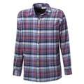 Herren Flanellhemd aus reiner Baumwolle rot