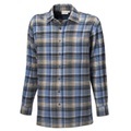 Herren Flanellhemd aus reiner Baumwolle eisblau