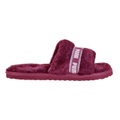 Puma Slides für Damen aus Kunstpelz bordeaux, 42