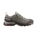 Salomon X Ward Leather GTX Outdoor- und Wanderschuh für Damen grau, 41