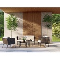 Sitzgruppe Alabama 3-teilig, braun-beige