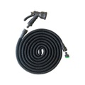 undefined, Dehnbarer Gartenschlauch mit Universaladapter schwarz, 15 m