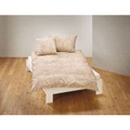 undefined, Bettwäsche mit ganzflächigem Blättermuster, beige