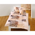 undefined, Bettwäsche in schönem beige mit braunem Animal-Print