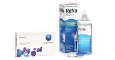 Biofinity, 6er Pack + ReNu MultiPlus 360 ml mit Behälter