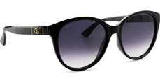 Gucci Damen Cat-Eye-Sonnenbrille mit Etui S-Brille,CatEye,Et ONE Size