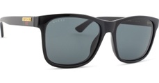 Gucci Eckige Sonnenbrille Mit Etui Damen Schwarz ONE SIZE