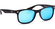 Ray-Ban RJ 9052S 100S/55 Matte Black Blue Mirror