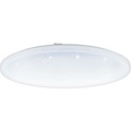 Eglo, LED-Deckenlampe Frania mit Kristalleffekt, rund