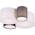 Trio Lighting, Deckenleuchte Hotel mit vier Textilschirmen