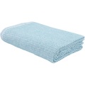ESKIMO - Decke ASCONA - Baumwolle - weiss/aqua - 150/210 cm