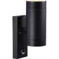 Außenwandlampe Tin Maxi Double Sensor, schwarz