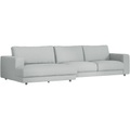 Ecksofa Ava Grau Stoff B 350 T 150 cm