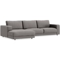 Ecksofa Ava Grau Stoff B 320 T 170 cm